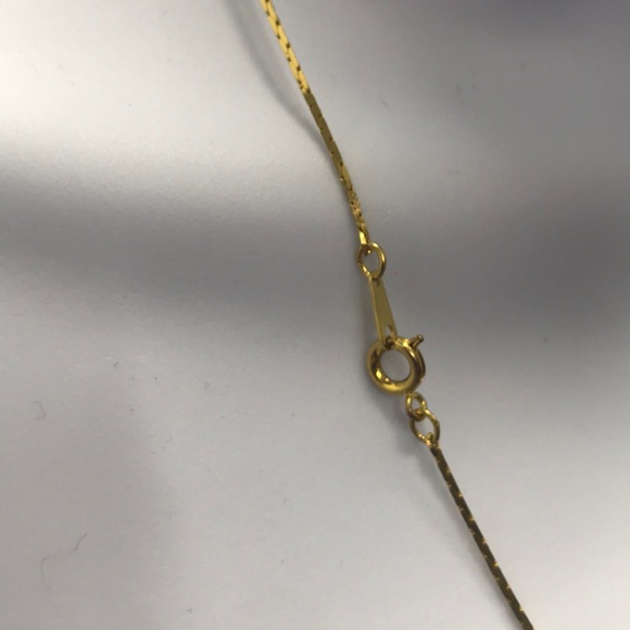 Gold-tone 24” Serpentine Chain Heavy Gold Plate - Picture 3 of 5